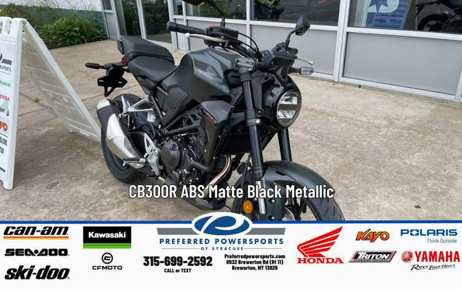 2025 Honda CB 300R ABS Matte Black Metallic