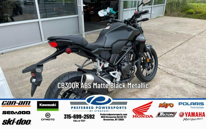 2025 Honda CB 300R ABS Matte Black Metallic