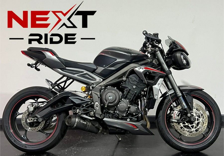 2020 Triumph Street Triple R Sapphire Black