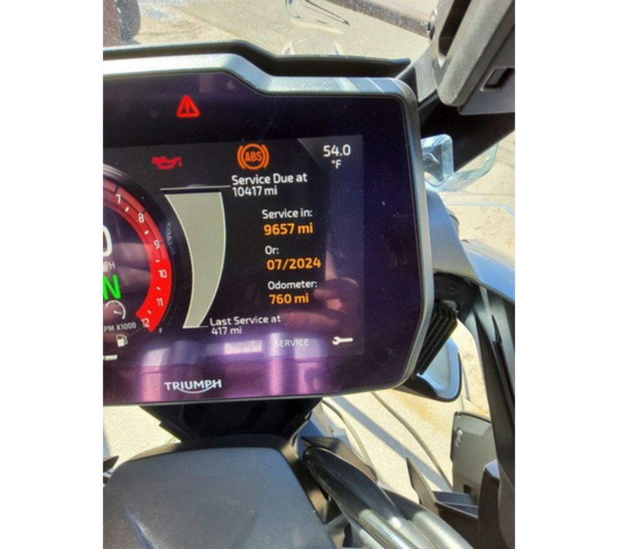 2023 Triumph Tiger 1200 GT Pro Snowdonia White