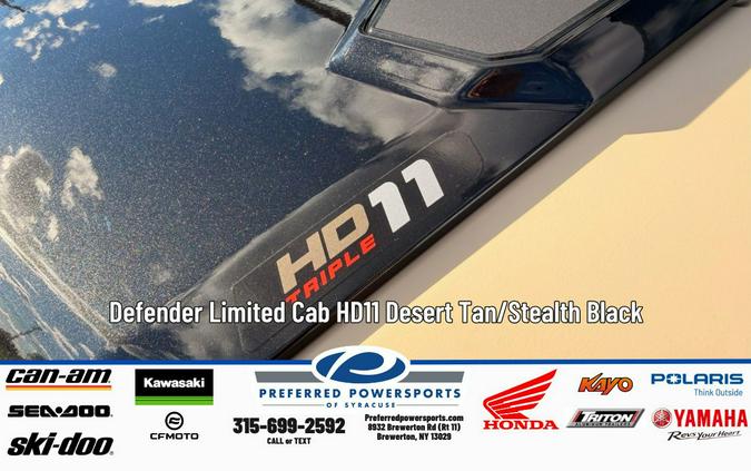 2026 Can-Am Defender Limited Cab HD11 Desert Tan/Stealth Black