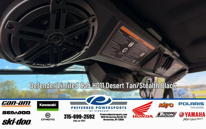 2026 Can-Am Defender Limited Cab HD11 Desert Tan/Stealth Black