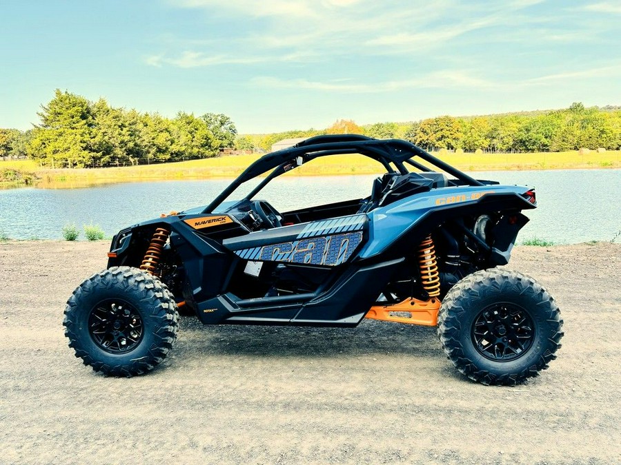 2026 Can-Am® Maverick X3 DS Turbo RR Scandi Blue & Orange Crush
