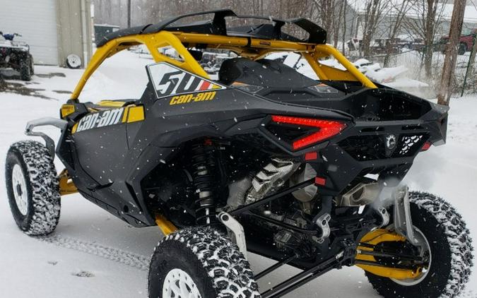 2024 Can-Am® Maverick R X RS with Smart-Shox Carbon Black & Neo Yellow