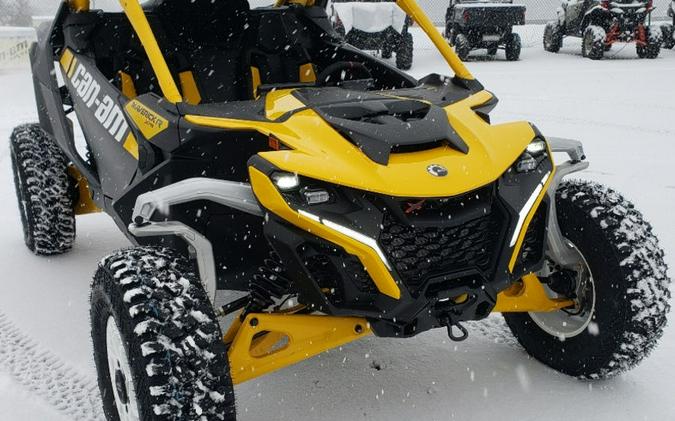 2024 Can-Am® Maverick R X RS with Smart-Shox Carbon Black & Neo Yellow