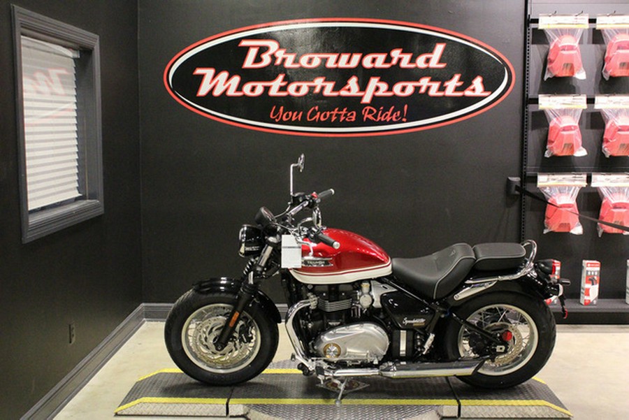 2026 Triumph Bonneville Speedmaster Carnival red