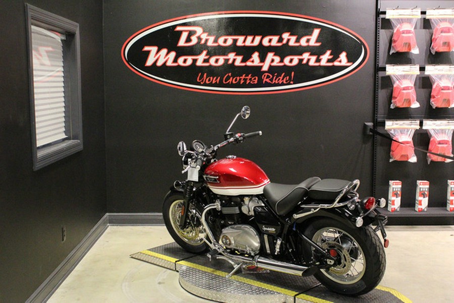 2026 Triumph Bonneville Speedmaster Carnival red
