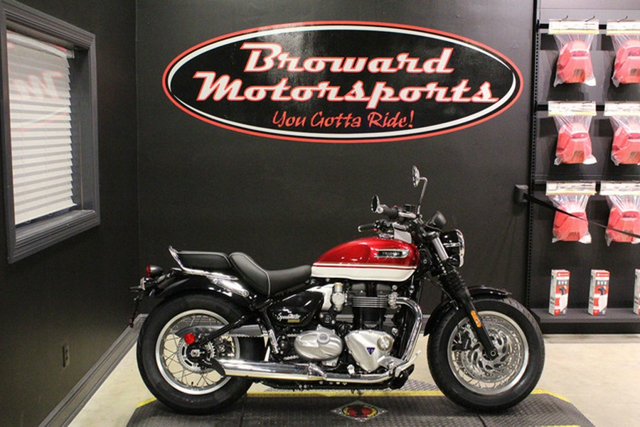 2026 Triumph Bonneville Speedmaster Carnival red