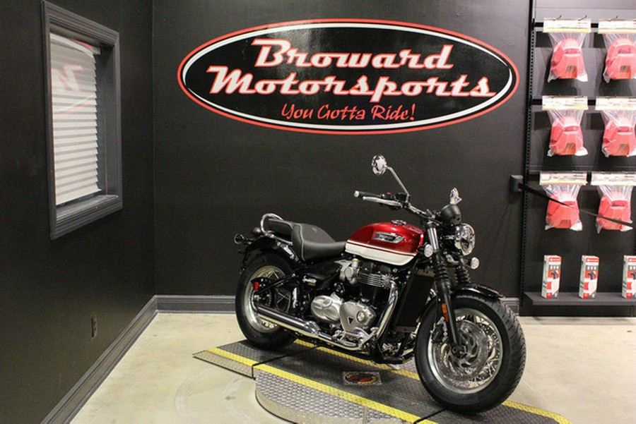 2026 Triumph Bonneville Speedmaster Carnival red