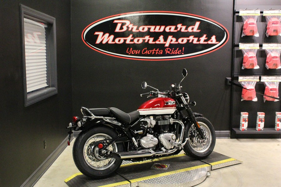 2026 Triumph Bonneville Speedmaster Carnival red