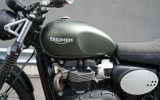 2023 Triumph Scrambler 900 Matte Khaki Green