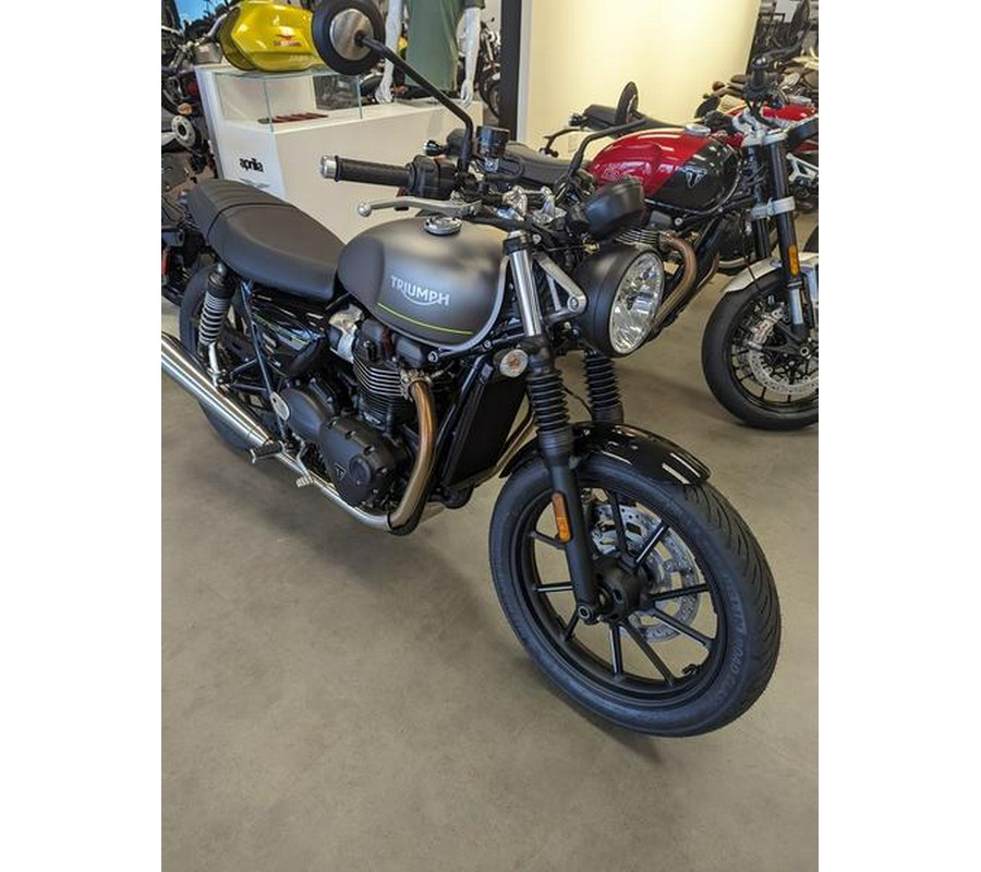 2023 Triumph Speed Twin 900 Matte Silver Ice