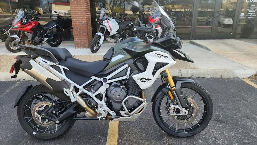 2023 Triumph Tiger 1200 Rally Pro Matte Khaki Green