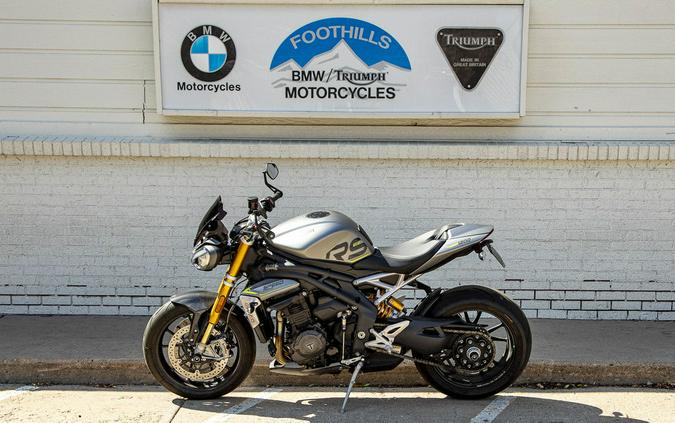 2022 Triumph Speed Triple 1200 RS Matte Silver Ice