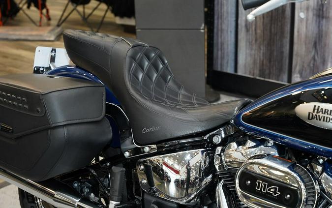 Used 2022 Harley-Davidson Heritage Classic 114 Cruiser FLHCS Motorcycle For Sale In Raleigh, North Carolina