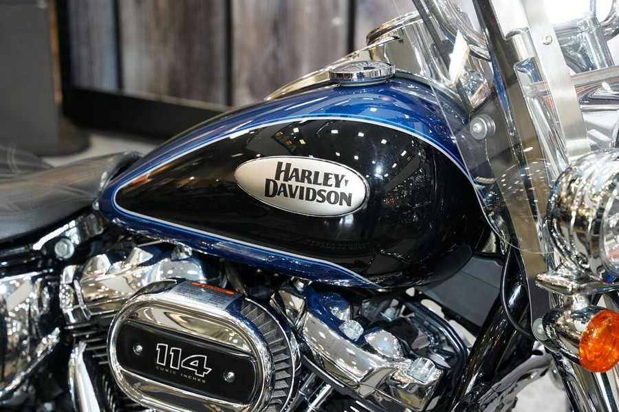 Used 2022 Harley-Davidson Heritage Classic 114 Cruiser FLHCS Motorcycle For Sale In Raleigh, North Carolina