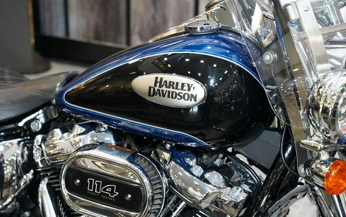 Used 2022 Harley-Davidson Heritage Classic 114 Cruiser FLHCS Motorcycle For Sale In Raleigh, North Carolina