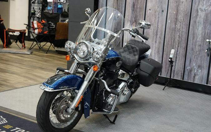 Used 2022 Harley-Davidson Heritage Classic 114 Cruiser FLHCS Motorcycle For Sale In Raleigh, North Carolina