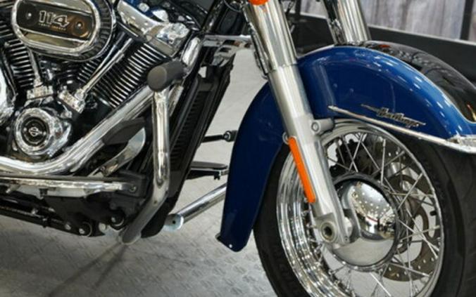 Used 2022 Harley-Davidson Heritage Classic 114 Cruiser FLHCS Motorcycle For Sale In Raleigh, North Carolina