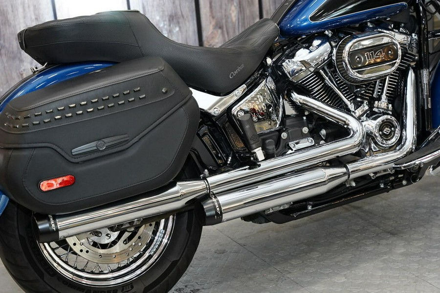 Used 2022 Harley-Davidson Heritage Classic 114 Cruiser FLHCS Motorcycle For Sale In Raleigh, North Carolina