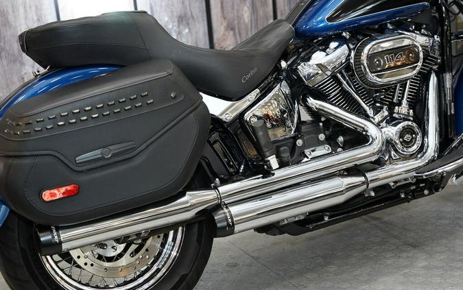 Used 2022 Harley-Davidson Heritage Classic 114 Cruiser FLHCS Motorcycle For Sale In Raleigh, North Carolina