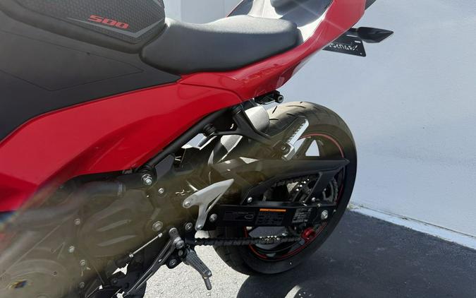 2025 Kawasaki Ninja 500 ABS Passion Red/Metallic Flat Spark Black