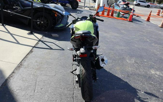 2026 Kawasaki Ninja 500 ABS Metallic Yellowish Green/Ebony SE ABS