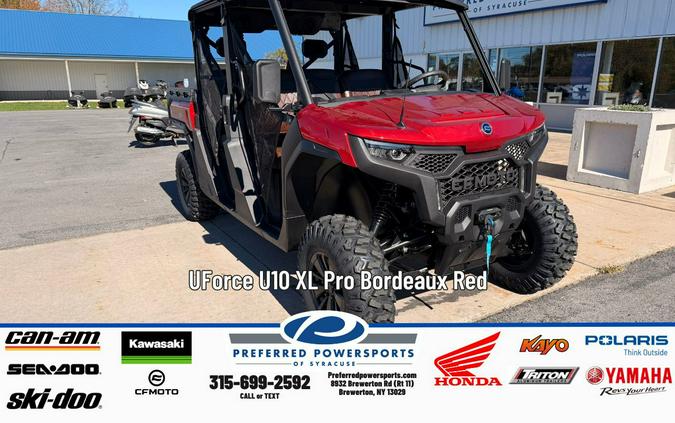 2026 CFMOTO UForce U10 XL Pro Bordeaux Red
