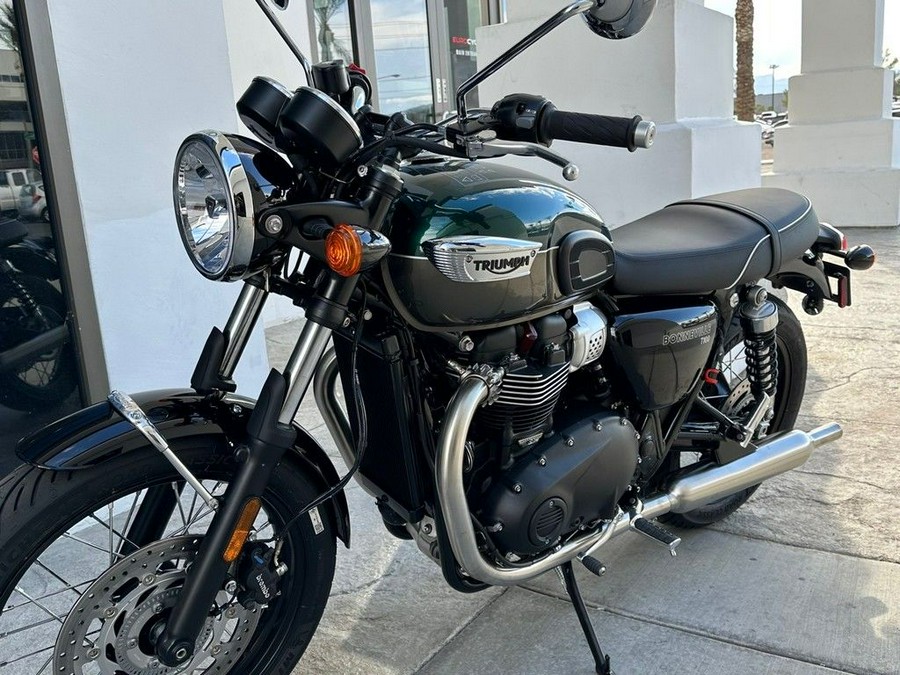 2024 Triumph Bonneville T100 Competition Green/Ironstone