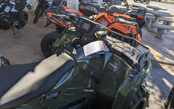 New 2024 POLARIS SPORTSMAN 450 HO EPS SAGE GREEN