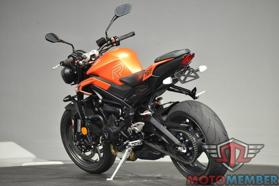 2025 Triumph Street Triple 765 R Matte Baja Orange