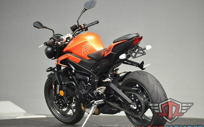 2025 Triumph Street Triple 765 R Matte Baja Orange