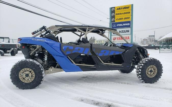 2024 Can-Am® Maverick X3 MAX X rs Turbo RR with Smart-Shox Dazzling Blue & Carbon Black