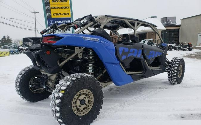 2024 Can-Am® Maverick X3 MAX X rs Turbo RR with Smart-Shox Dazzling Blue & Carbon Black