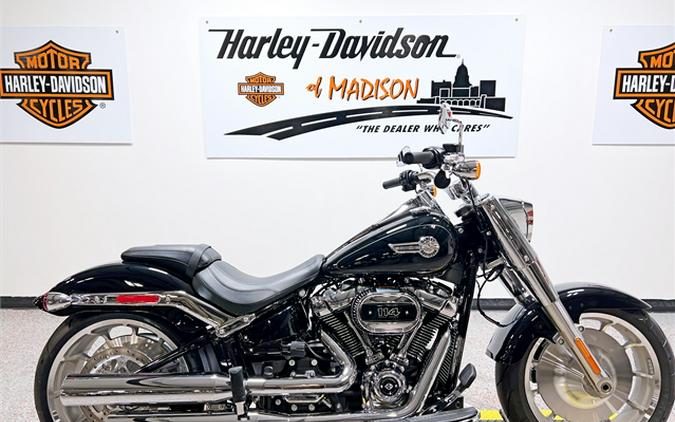 2024 Harley-Davidson Fat Boy 114 FLFBS VIVID BLACK