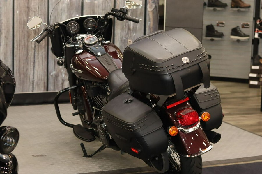 Used 2018 Harley-Davidson Heritage Softail Classic 114 FLHCS Motorcycle For Sale In Raleigh, North Carolina