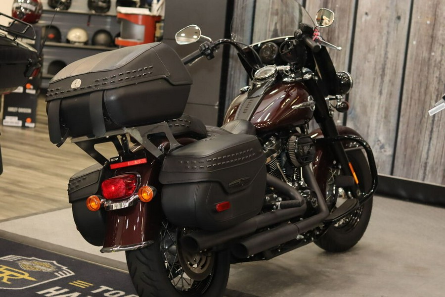 Used 2018 Harley-Davidson Heritage Softail Classic 114 FLHCS Motorcycle For Sale In Raleigh, North Carolina