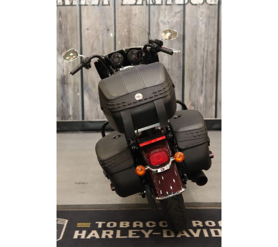Used 2018 Harley-Davidson Heritage Softail Classic 114 FLHCS Motorcycle For Sale In Raleigh, North Carolina
