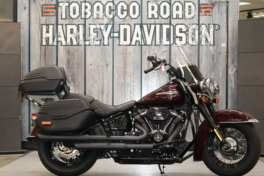 Used 2018 Harley-Davidson Heritage Softail Classic 114 FLHCS Motorcycle For Sale In Raleigh, North Carolina