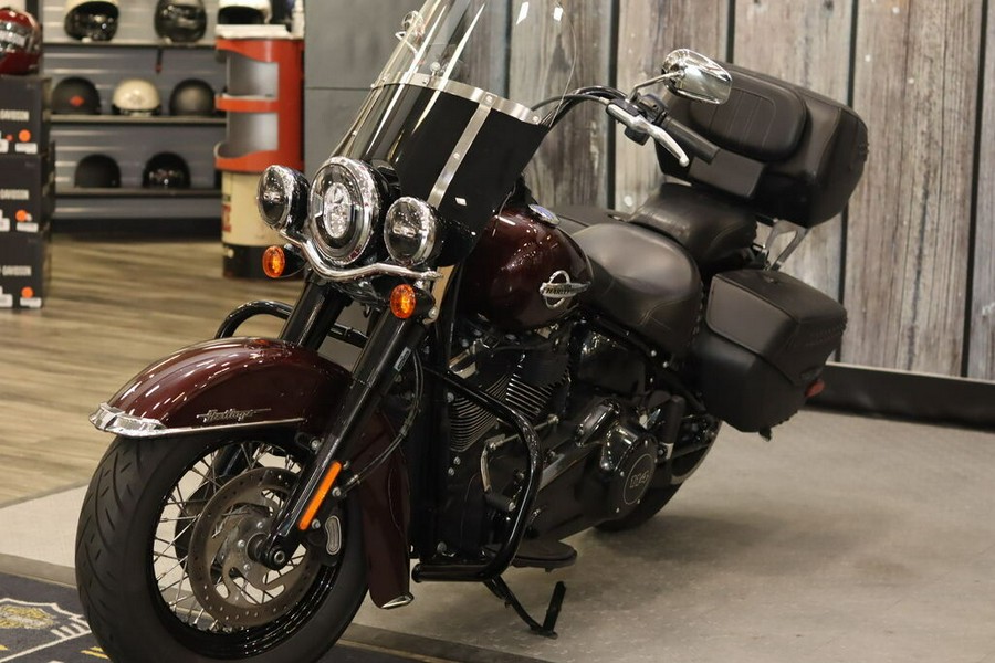 Used 2018 Harley-Davidson Heritage Softail Classic 114 FLHCS Motorcycle For Sale In Raleigh, North Carolina