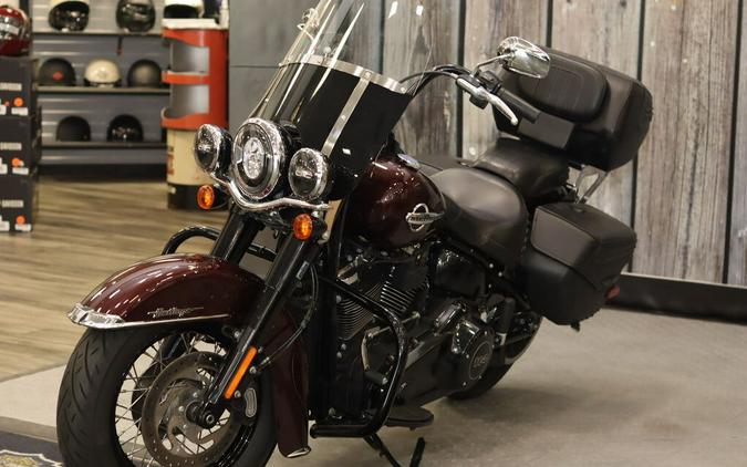 Used 2018 Harley-Davidson Heritage Softail Classic 114 FLHCS Motorcycle For Sale In Raleigh, North Carolina
