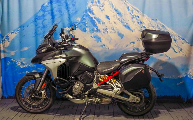 2021 Ducati Multistrada V4S Aviator Grey / Spoked Wheels