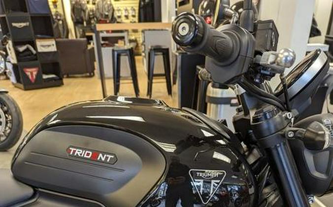 2023 Triumph Trident 660 Sapphire Black