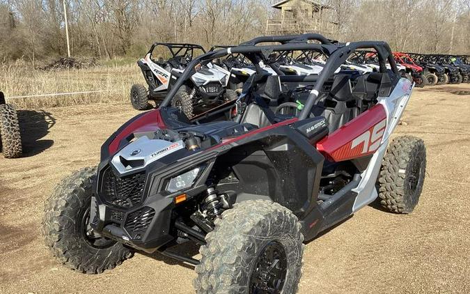 2024 Can-Am® Maverick X3 DS Turbo RR Fiery Red & Hyper Silver