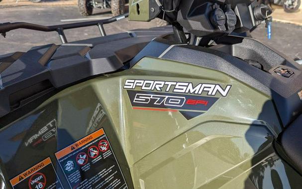 New 2024 POLARIS SPORTSMAN 570 SAGE GREEN