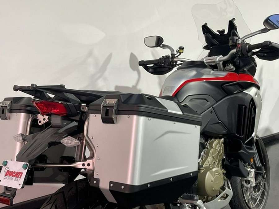 2025 Ducati Multistrada V4 Rally Brushed Aluminium & Matt Blac