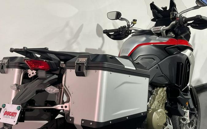 2025 Ducati Multistrada V4 Rally Brushed Aluminium & Matt Blac