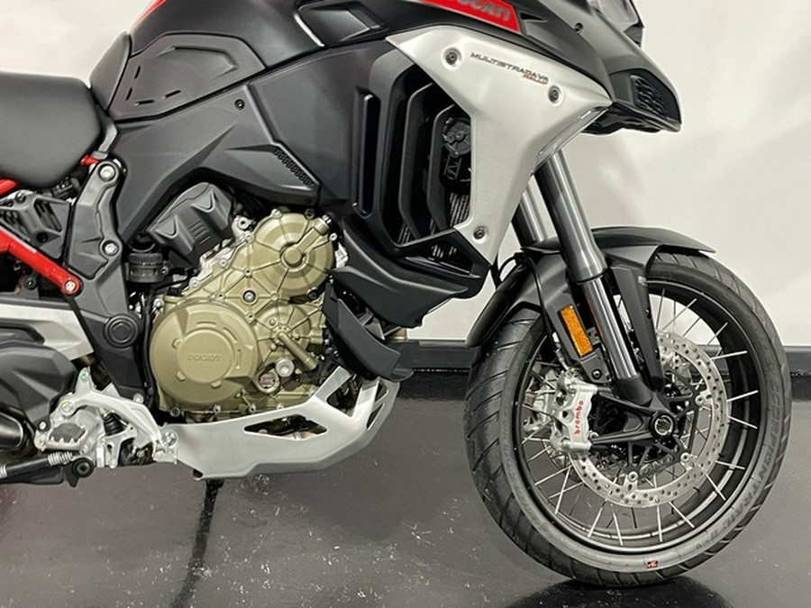 2025 Ducati Multistrada V4 Rally Brushed Aluminium & Matt Blac