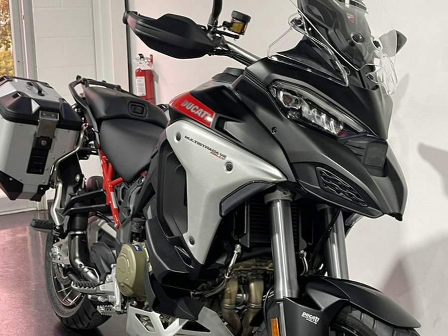 2025 Ducati Multistrada V4 Rally Brushed Aluminium & Matt Blac