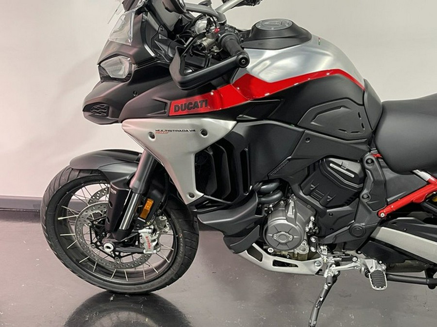 2025 Ducati Multistrada V4 Rally Brushed Aluminium & Matt Blac